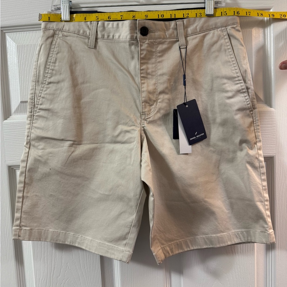 Daniel Hechter Beige Flat Front Shorts